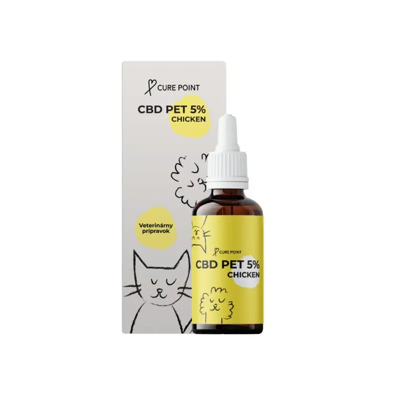 Cure Point CBD PET 5% Olej pro psy Chicken 10ml Horká Nabídka