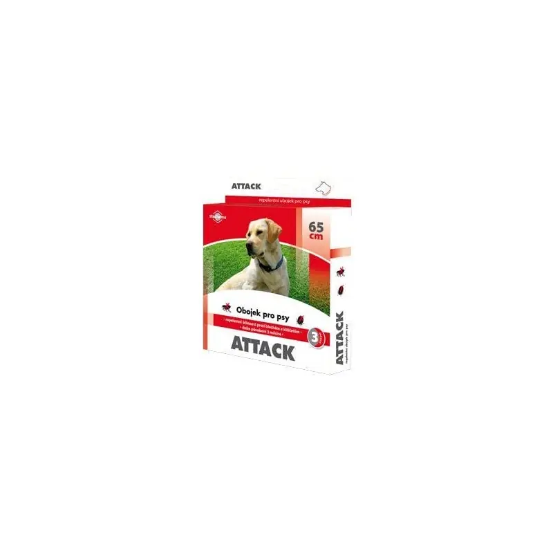 Nakupujte Hned Attack obojek antiparazitární 65cm pes