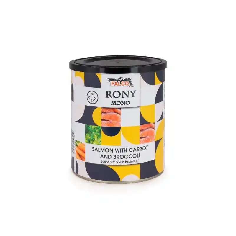 FALCO RONY MONO losos s mrkví a brokolice 800g Výhodná Nabídka