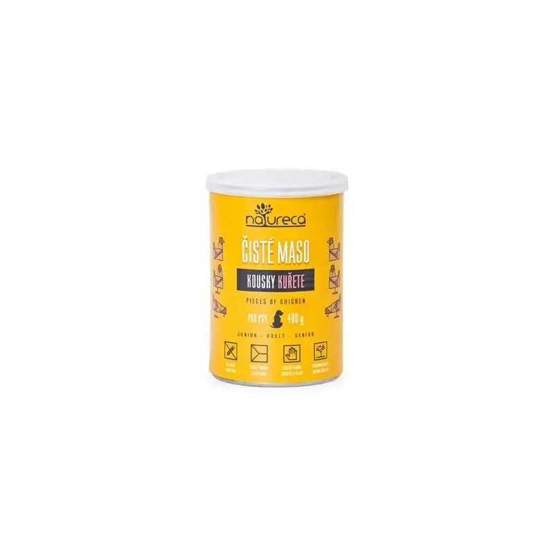 NATURECA konz. kuřecí kousky pro psy 400g Rychlé Dodání