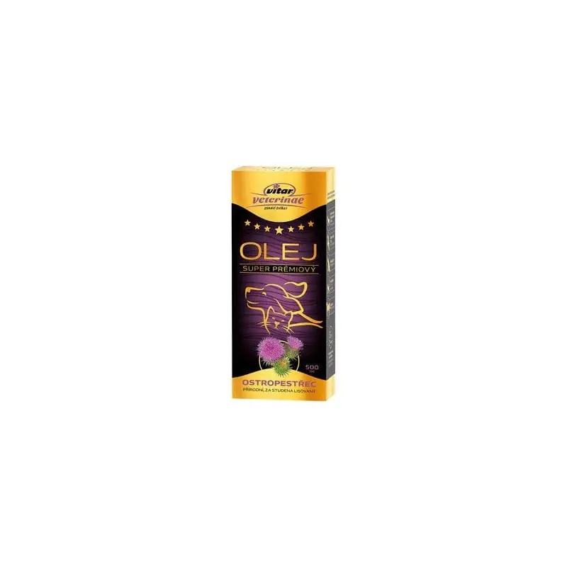 VITAR Veterinae Ostropestřec olej 500ml Sleva