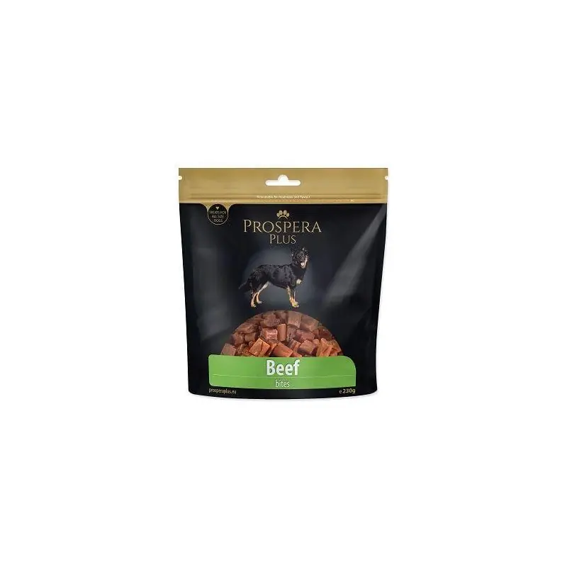 Nakupujte Hned Pochoutka Prospera Plus Dog kousky z hovězího masa 230g