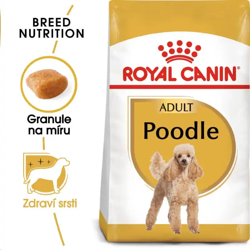 Vysoce Kvalitní Royal Canin Poodle Adult granule pro dospělého pudla 1,5kg
