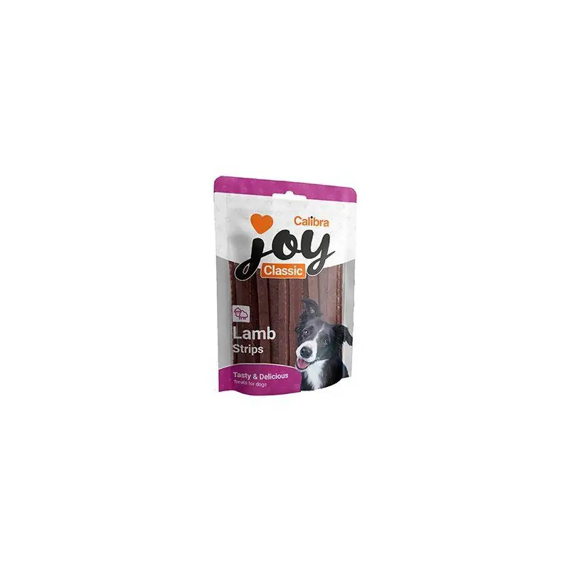 Přímo Od Výrobce Calibra Joy Dog Classic Lamb Strips 80g NEW