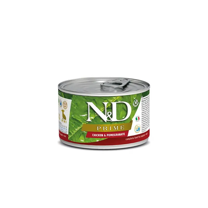 N&D DOG PRIME Puppy Chicken & Pomegranate Mini 140g Nejlepší Volba