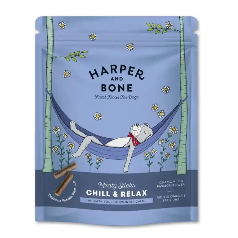 Harper and Bone Dog Meaty Sticks Chill & Relax 75g Autentický