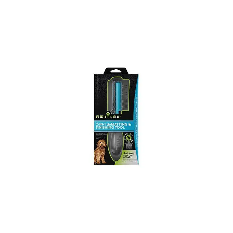 Expresní Doručení FURminator hřeben 2v1 deMatting&Finishing Tool pro psy