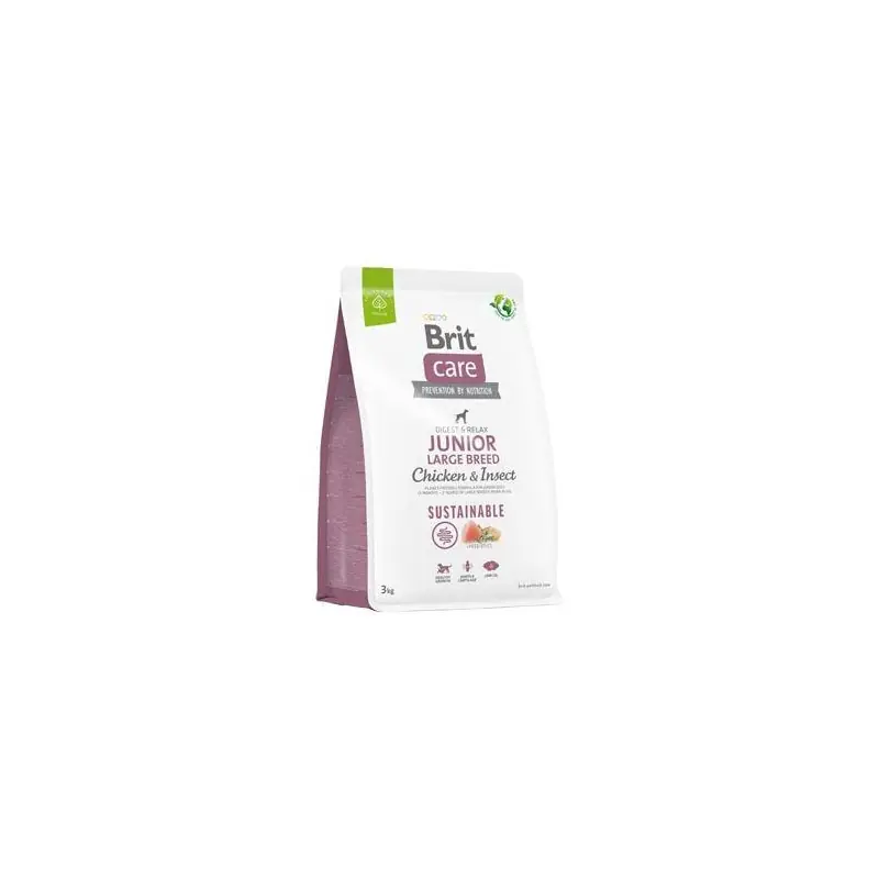 Brit Care Dog Sustainable Junior Large Breed 3kg Vysoce Kvalitní