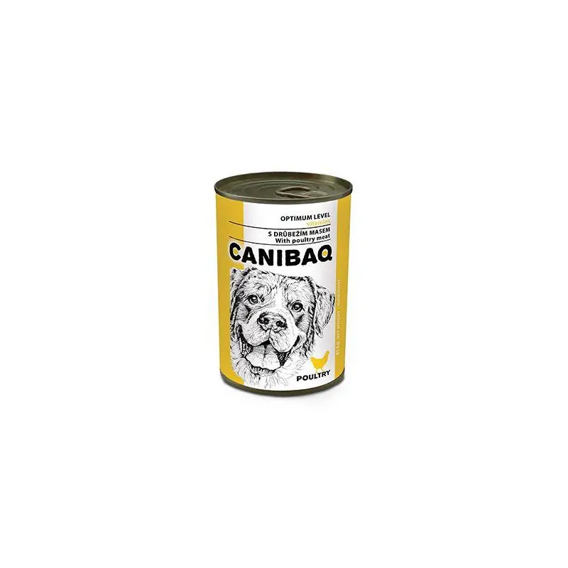 Cenově Výhodný Canibaq dog konz. drůbeží 415g