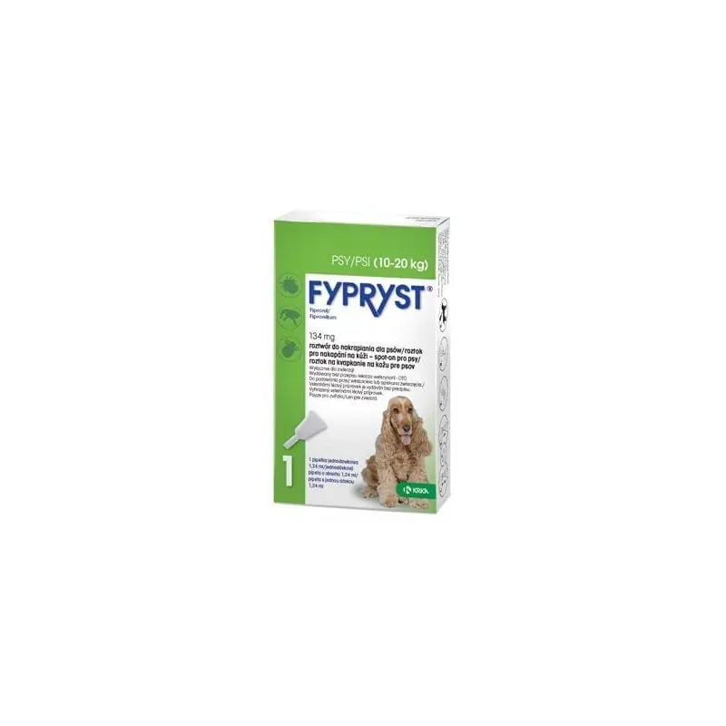 Originální Fypryst Spot-on Dog M sol 1x1,34ml (10-20kg)