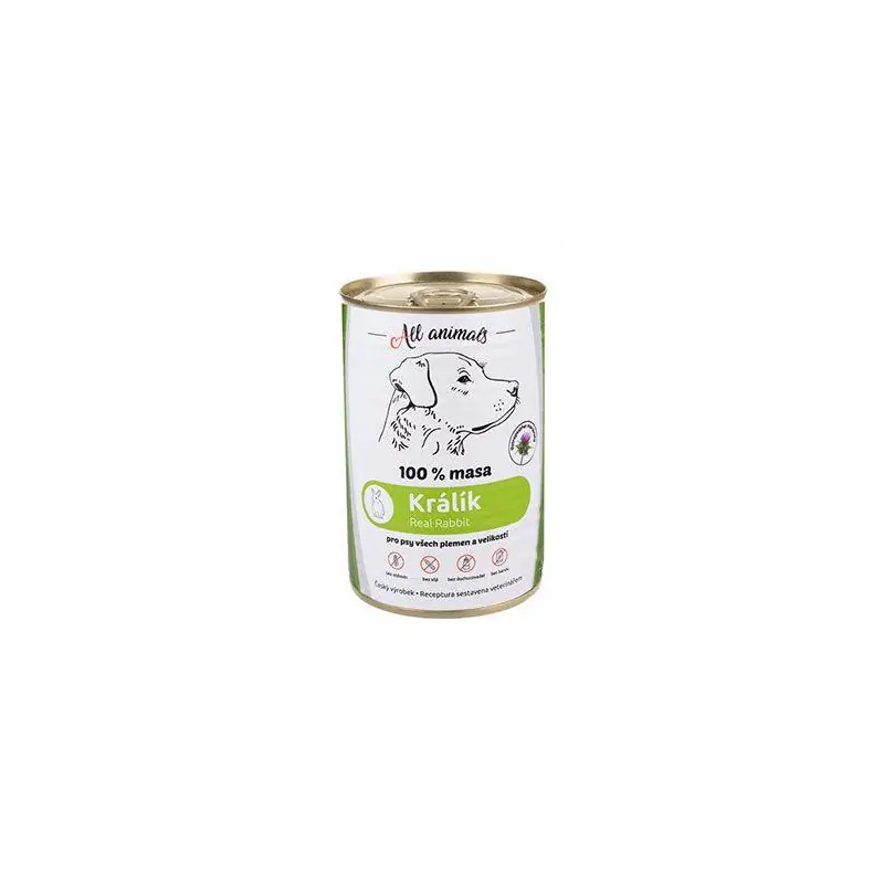 All Animals DOG králík mletý 400g Horká Nabídka