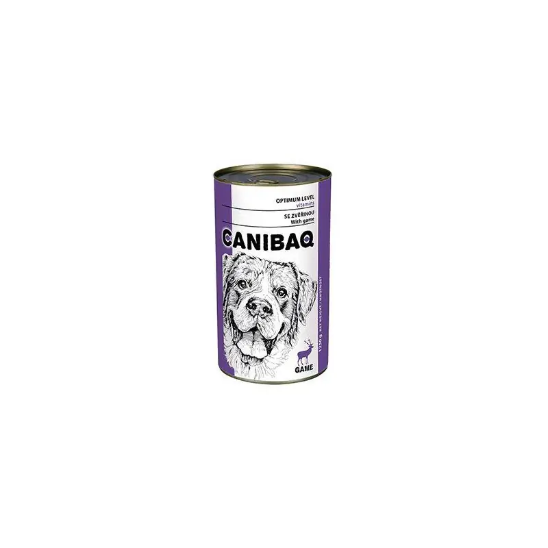 Cenová Bomba Canibaq dog konz. zvěřinová 1250g