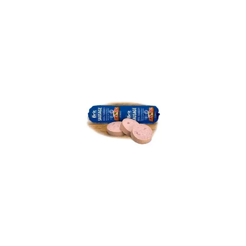 Horká Nabídka Brit Sausage Turkey 800g New