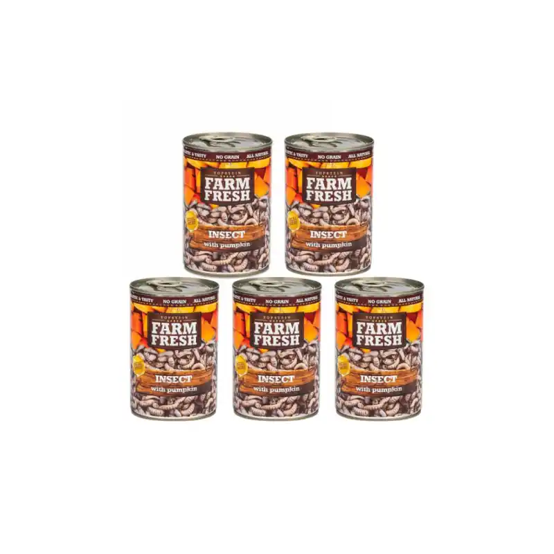 Super Cena Farm Fresh Dog konz. Insect with Pumpkin 5x375g