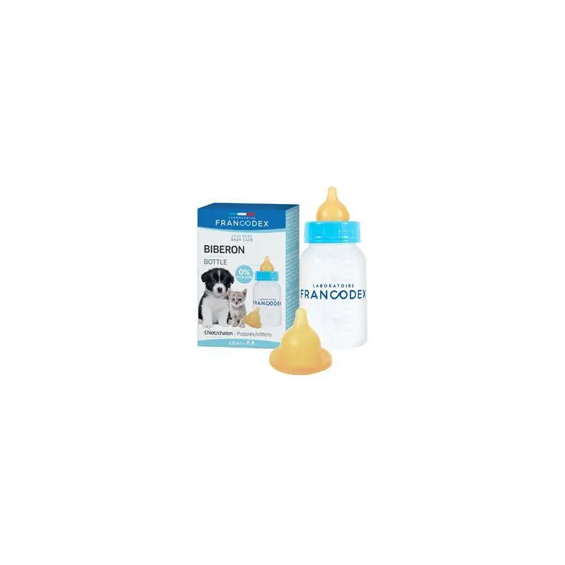 Francodex Láhev pro krmení štěňat a koťat 120ml Autentický