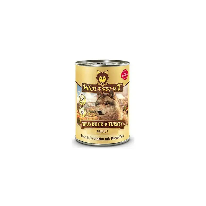 Wolfsblut Dog Adult Wild Duck & Turkey konz. 395g Ověřený