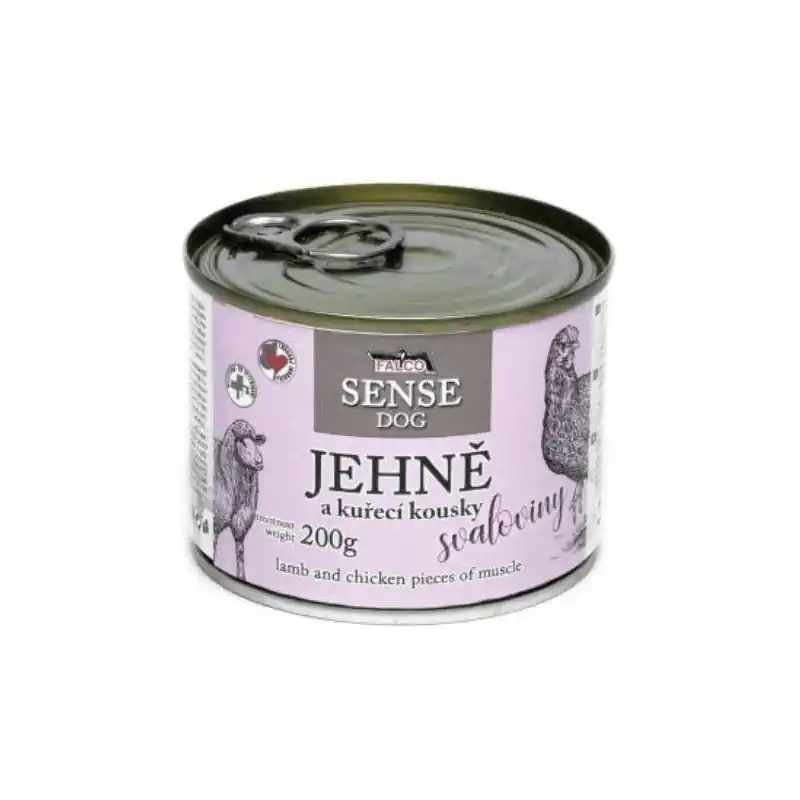 Sokol Falco SENSE DOG jehně a kuřecí 200g Časově Omezené