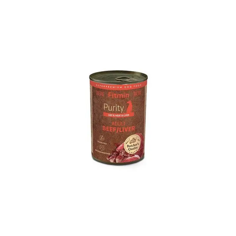 Fitmin dog Purity tin konzerva beef & liver 400g Jen Po Omezenou Doba