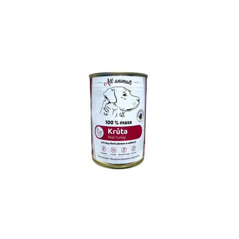 All Animals DOG Krůtí mleté 400g Pouze Dnes