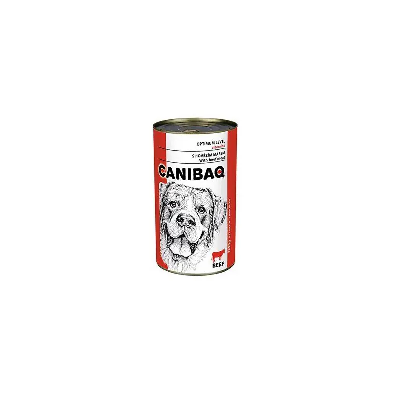 Canibaq dog konz. hovězí 1250g Dokud Zásoby Vydrží