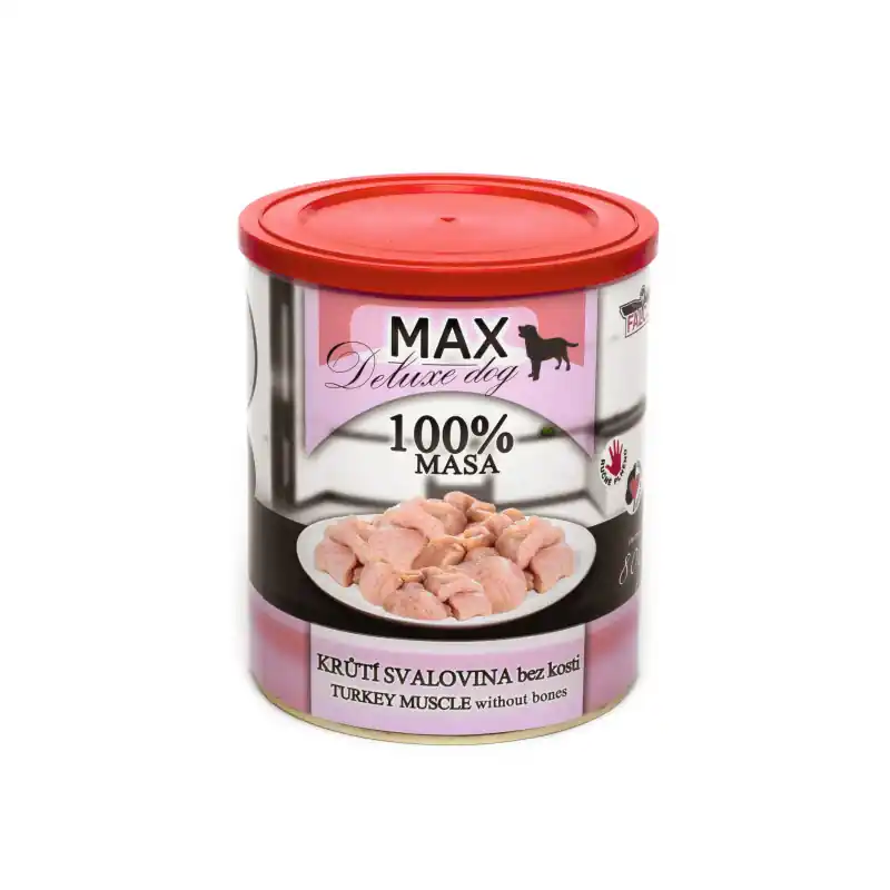 Tovární Cena Sokol Falco Max Deluxe dog krůtí maso bez kosti 800g