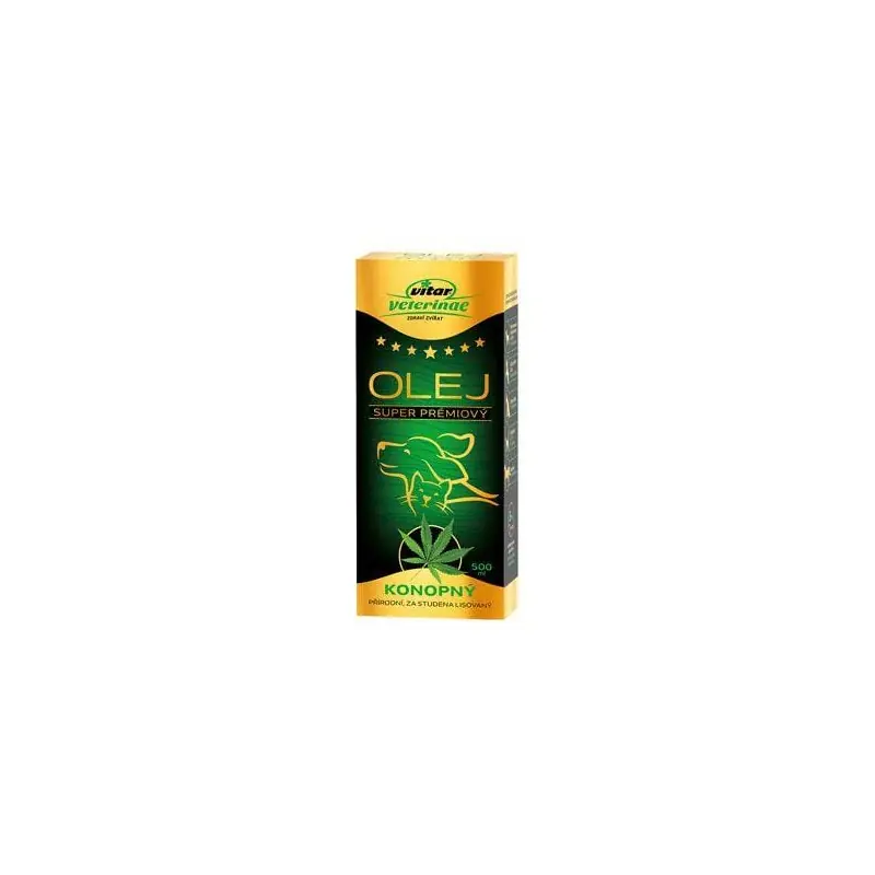 Koupit Online VITAR Veterinae Konopný olej 500ml