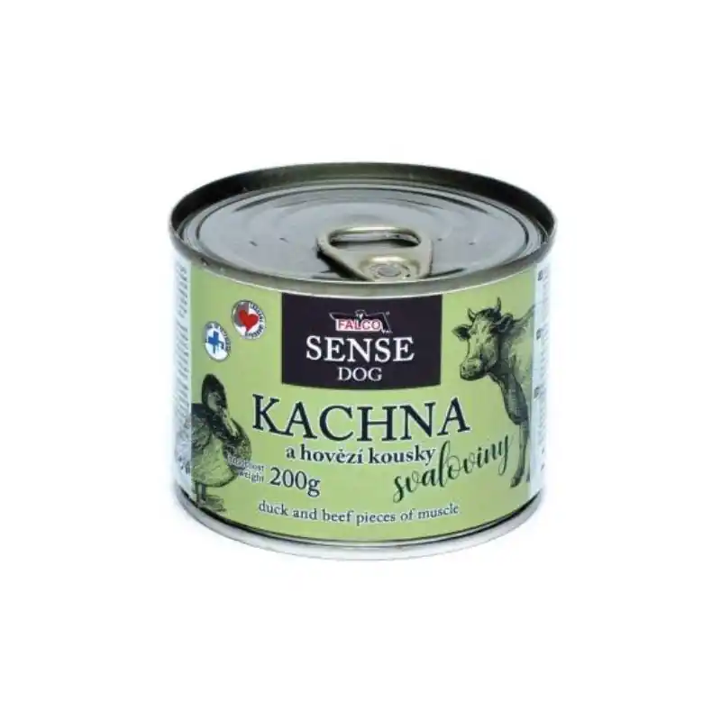 Must-Have Sokol Falco SENSE DOG kachna a hovězí 200g