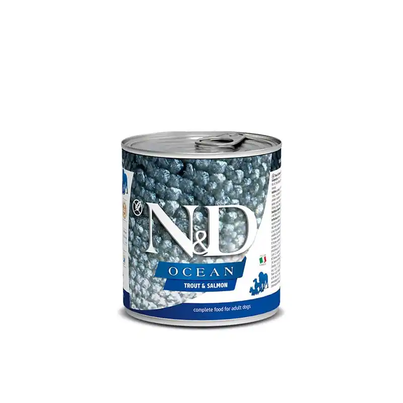 Omezená Nabídka N&D DOG OCEAN Adult Trout & Salmon 285g