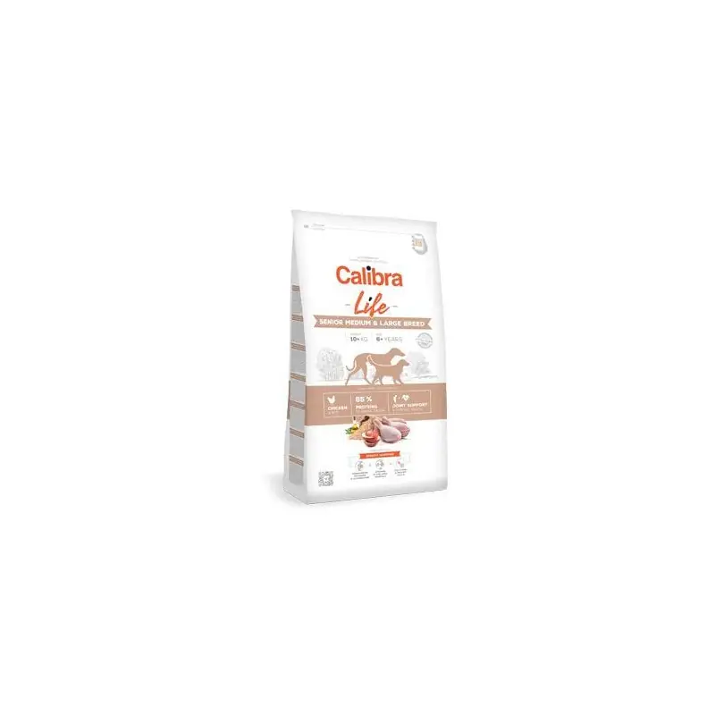 Calibra Dog Life Senior Medium & Large Chicken 2,5kg Expresní Doručení