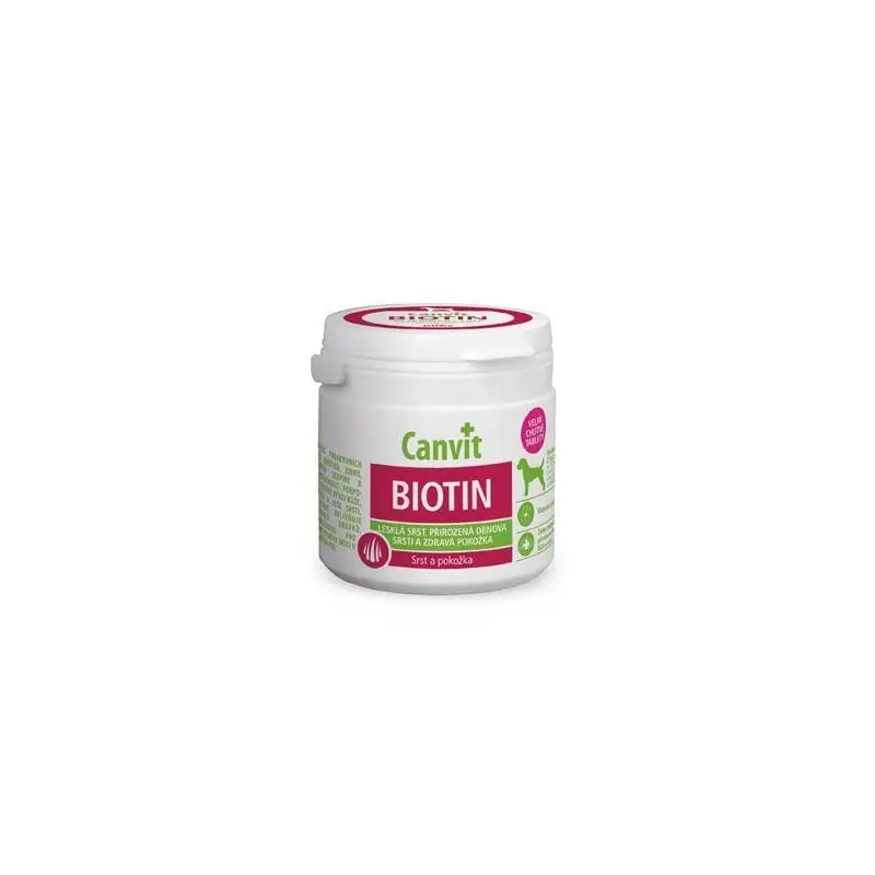 Přímo Od Výrobce Canvit Biotin pro psy ochucený 100g
