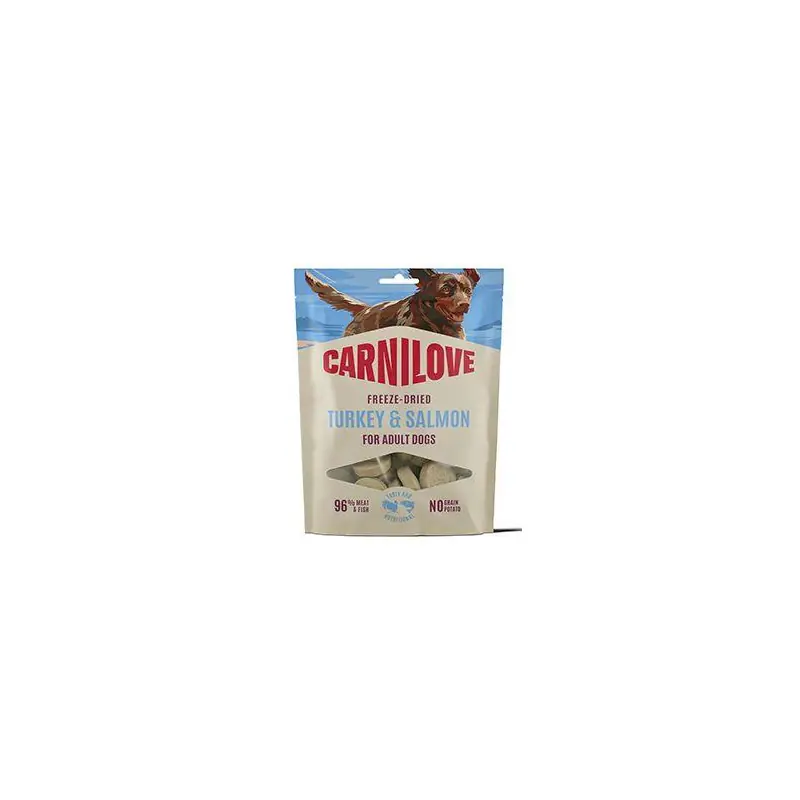 Carnilove Dog Freeze-Dried Turkey&Salmon 60g Nová Kolekce