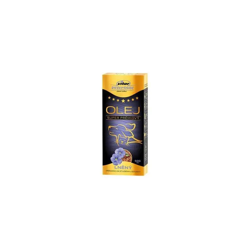 VITAR Veterinae Lněný olej 500ml Značkový