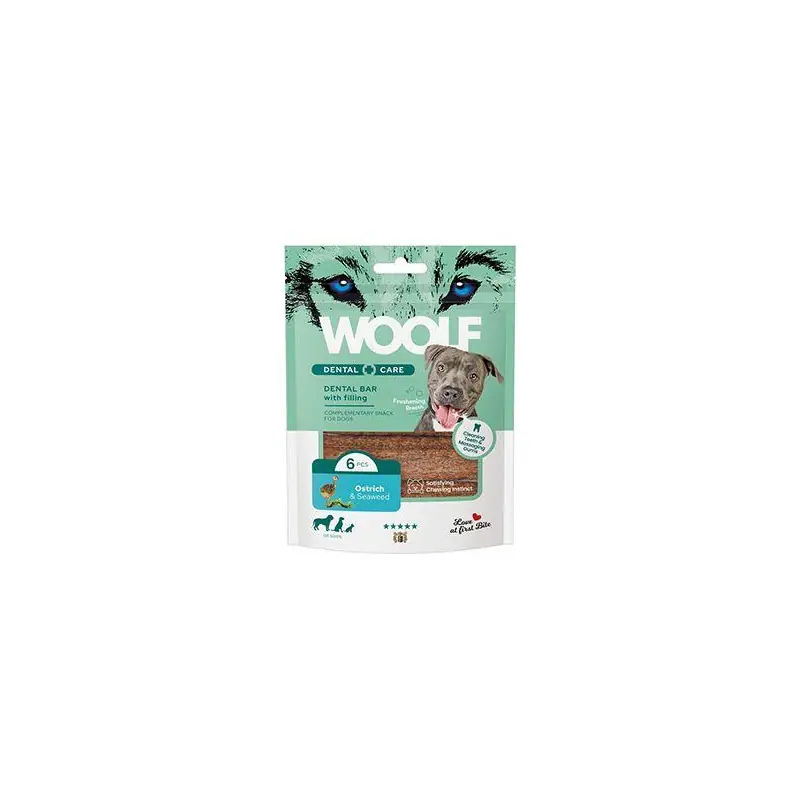 Výprodej WOOLF Dental Care Bar with Ostrich&Seaweed 108g/6ks