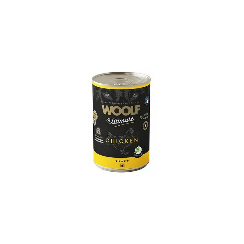 WOOLF Ultimate DogFood konz. Chicken 400g Víkendová Akce