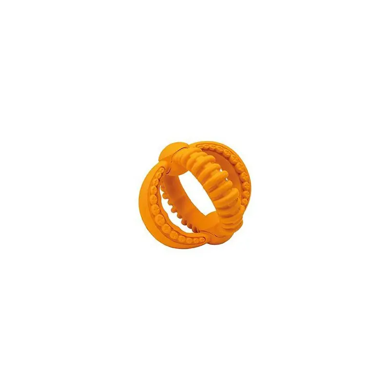 Hračka pes GOLEM Extreme guma 16x14cm oranžová HipHop Finální Výprodej