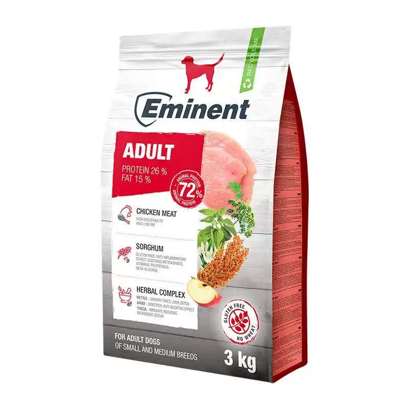 Eminent Dog Adult 3kg Bezpečná Platba