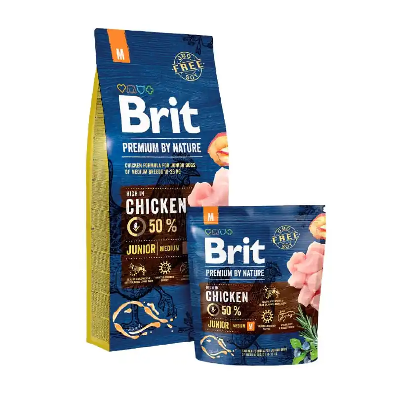Brit Premium Dog by Nature Junior M 3kg Časově Omezené