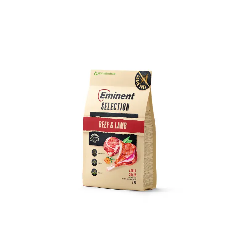 Eminent Selection Dog Adult Beef & Lamb 2kg Cenový Hit
