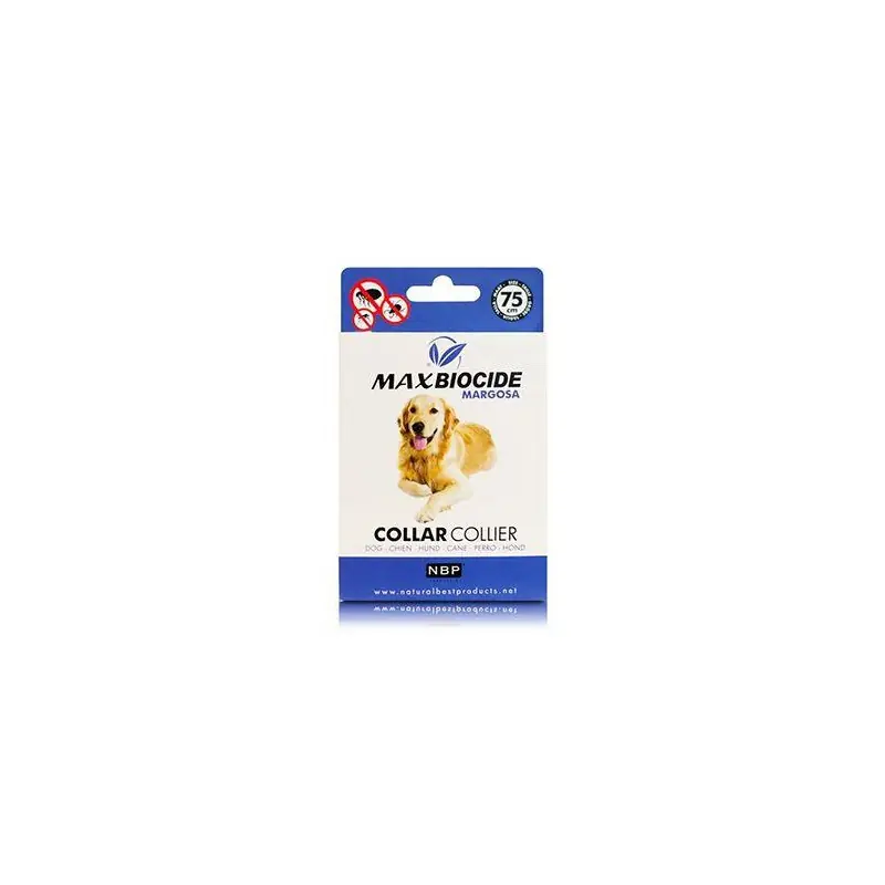 Max Biocide Margosa Collar antip. obojek pro psy 75cm Vysoce Kvalitní
