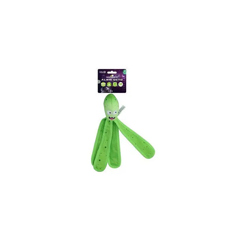 Časově Omezené Hračka pes Dog Comets Alien Octo M 28cm zelená