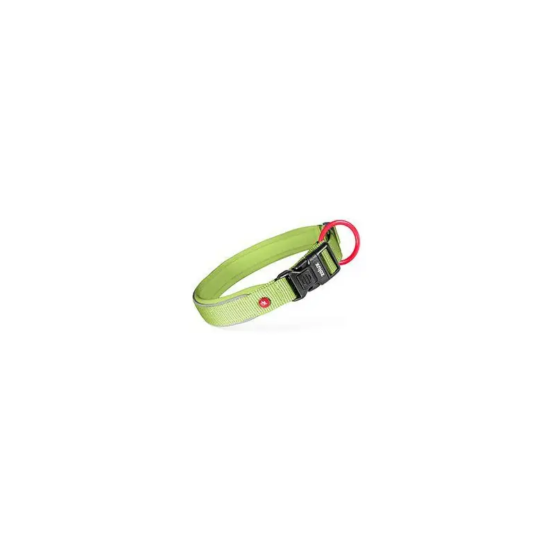 Obojek pes PREMIUM Nylon 25mm/50-55cm sv.zelená Zolux Víkendová Akce