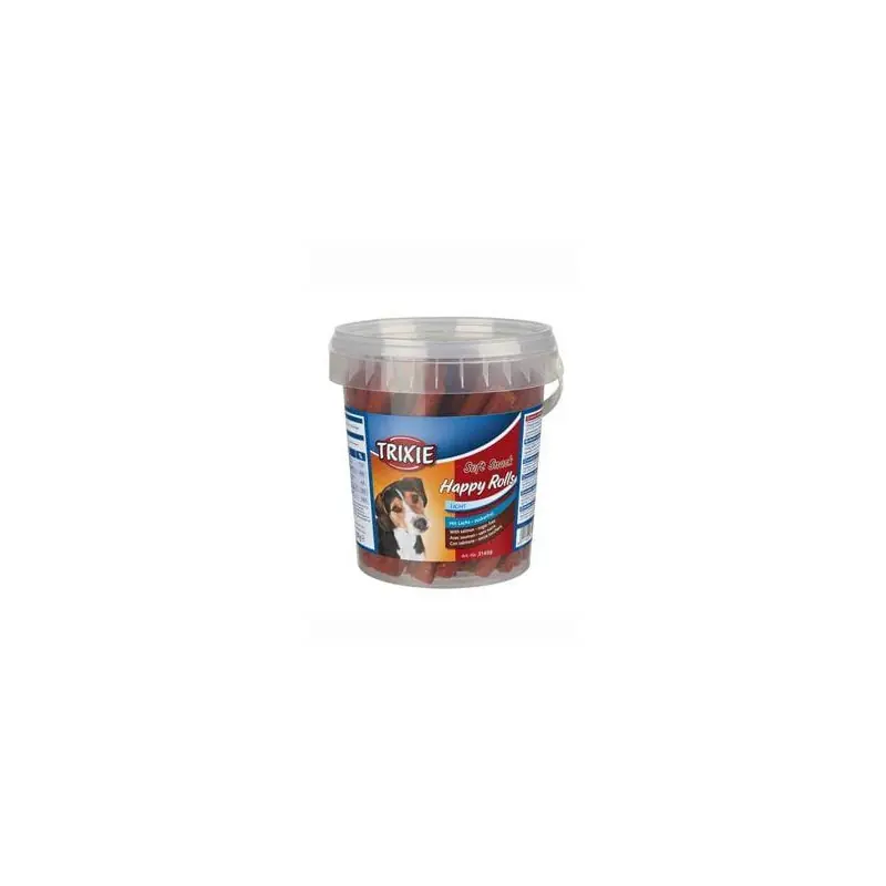 Trixie Soft Snack Happy Rolls tyčinky s losos 500g TR Poslední Šance