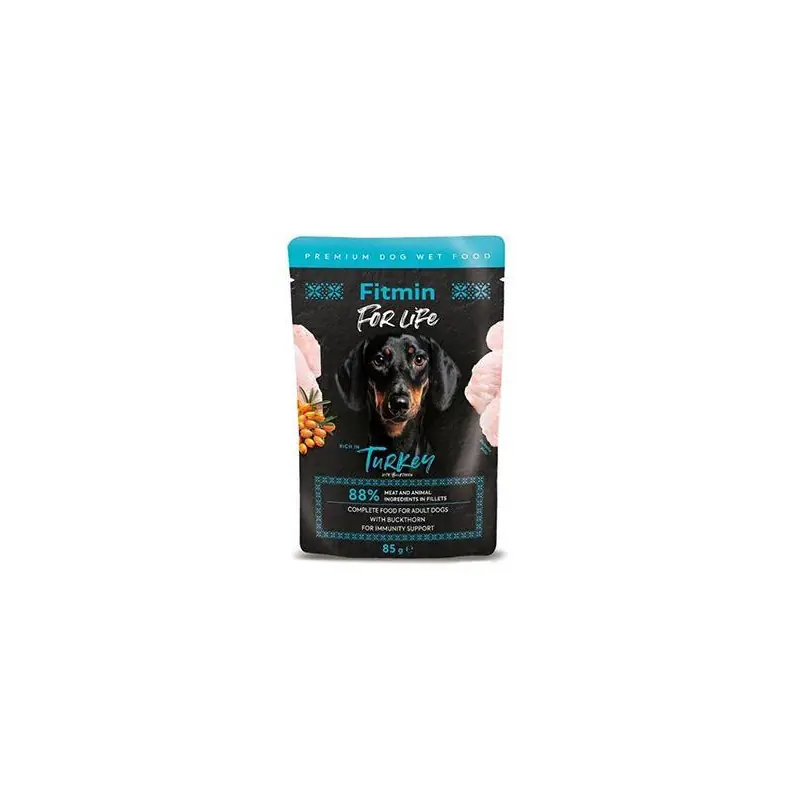 Fitmin For Life dog Krůtí s rakytníkem kapsa 85g Tovární Cena