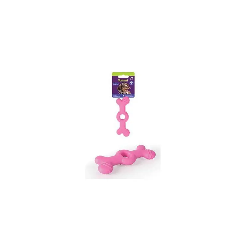 Odeslání Ihned Hračka pes Aroma Kost malá, růžová 14cm