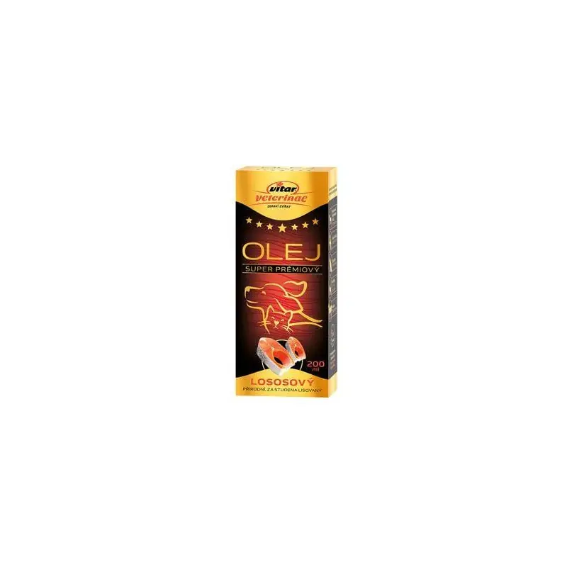 VITAR Veterinae Lososový olej 200ml Akční Nabídka
