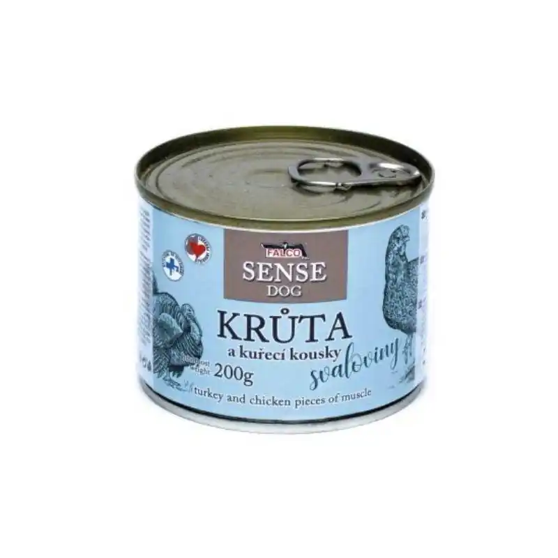 Aktuální Sokol Falco SENSE DOG krůta a kuřecí 200g
