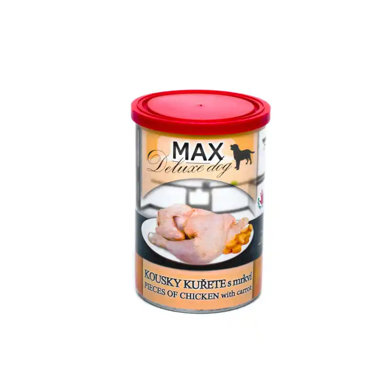 Sokol Falco Max Deluxe dog kuřecí kousky s mrkví 400g Super Cena