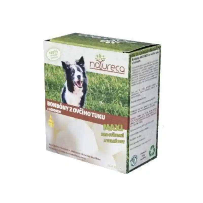 Akce Natureca Bonbóny z ovčího tuku s lososem Maxi 250g