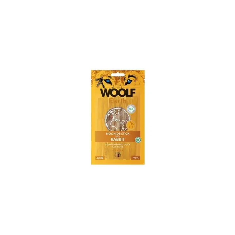 Woolf pochoutka Earth NOOHIDE S Rabbit 90g Novinka