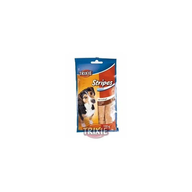 Cenově Výhodný Trixie STRIPES light drůbeží pro psy 10ks 100g TR